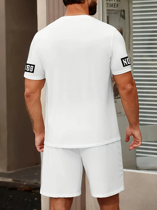 Conjunto Masculino Estampado Street Branco