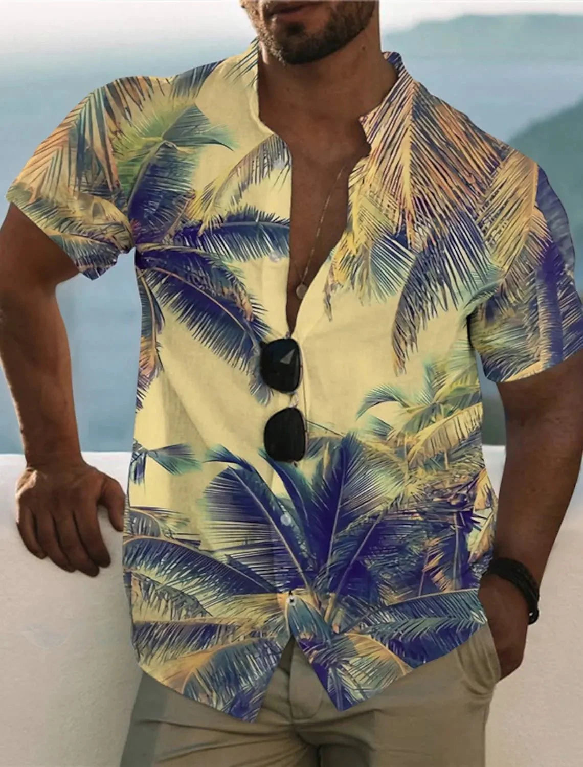 Camisa Havaiana Sunset Breeze