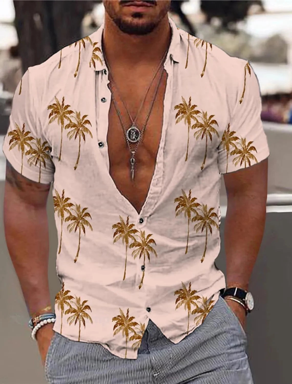 Camisa Havaiana Sunset Breeze