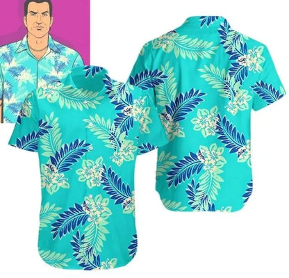 Camisa Havaiana Paradise Palms