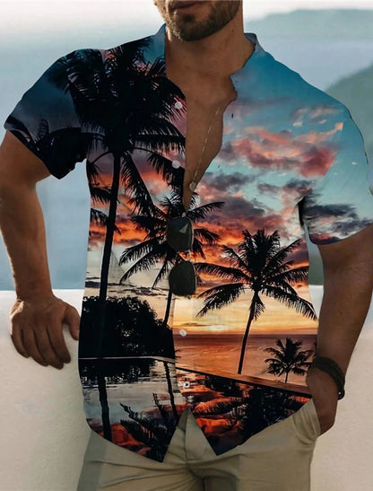 Camisa Havaiana Sunset Breeze