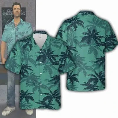 Camisa Havaiana Paradise Palms