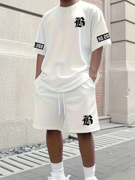 Conjunto Masculino Estampado Street Branco