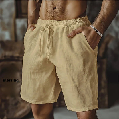 Short Masculino Linen Breeze