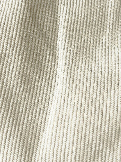 Conjunto Masculino Casual Bege Plissado com Botões